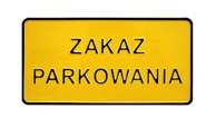 Ploča 15*29 cm zabranjeno parkiranje, tablica C5
