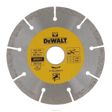 DEWALT Rezna ploča DIA. 125mm DT3711