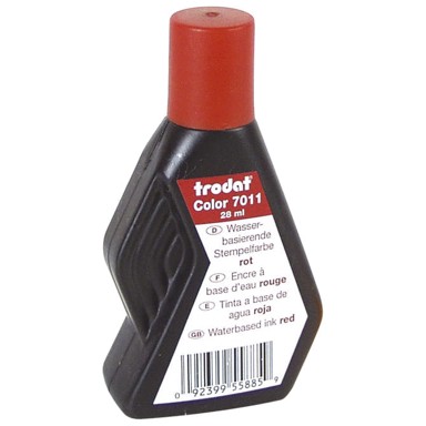 TRODAT Boja za pečat, 28 ml, 7011, crvena