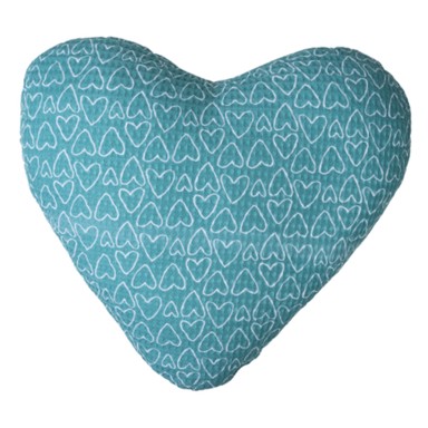 BUBABA BY FREEON Ukrasni jastuk, srce, plavi
