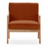 MARCKERIC Ciglasta pletena fotelja od samta Debra, 68x76,5x78 cm