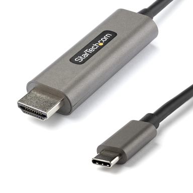 STARTECH USB-C na HDMI adapter CDP2HDMM4MH, 4 m, crno-srebrni