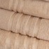 CASA SELECCIÓN Bež pamučan ručnik od frotira 30x50 cm Simple