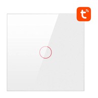 AVATTO Pametni zidni prekidač ZigBee LZTS02-EU-W1, 1 kanal, bez neutralne žice, bijeli