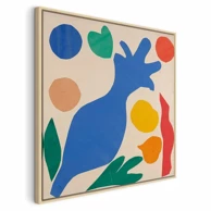 Slika Henri Matisse – Wild Poppies III, 60x60 cm, u prirodnom drvenom okviru