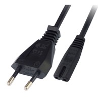 DYNAVOX Euro kabel za napajanje, 1.5 m, crni