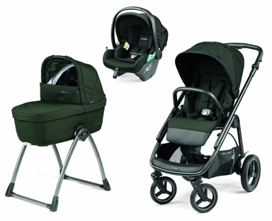 PEG PEREGO Dječja kolica Veloce Belvedere TC Lounge 3u1, modularni sustav, zelena