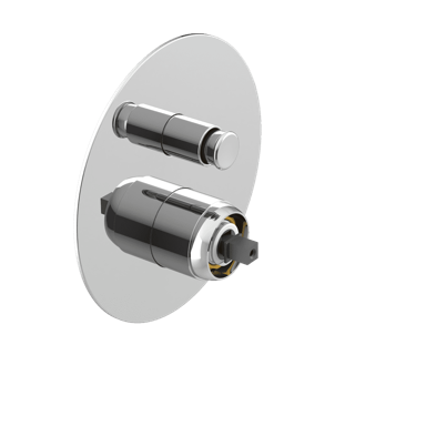 SAPHO Ugradbena tuš slavina ULTRAMIX, 2 izlaza, krom