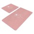 MILA HOME Ružičaste od samta kupaonske prostirke u setu 2 kom 60x100 cm