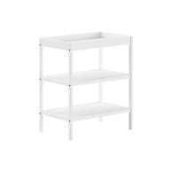 VIPACK Bijeli stol za presvlačenje od masivne bukve Dino