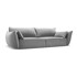 MAZZINI SOFAS Svijetlo siva baršunasta sofa 208 cm Vanda, 208x110x85 cm