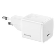 BASEUS USB-C PD Cube Zidni punjač 20W, bijela