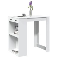 Barski stol bijeli 102 x 70 x 103,5 cm konstruirano drvo