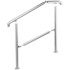 VEVOR Ograda za stepenice BXG-3STEP, 106 x 86 cm, srebrna