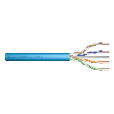 DIGITUS Instalacijski kabel, CAT.6A, U/UTP, Simplex, 500 m, sivi