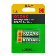 KODAK Punjive baterije, AA HR6, Ni-MH, 2600 mAh, 2 komada