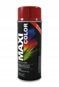 Akrilni lak crveni tamni sjajni maxi boja 400 ml sprej motip