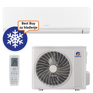 GREE Klima uređaj Cosmo Economical GWH12AWBXBB, 3,2 kW