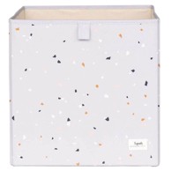 3SPROUTS Kutija za pohranu igračaka, terrazzo siva