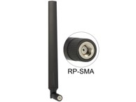 DELOCK Omnidirekcijska mrežna antena RP-SMA, 7 dBi, crna