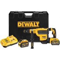 DEWALT Bušilica 54V FV Hammer Drill SDS-MAX, 2x aku 9Ah, žuta