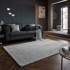 FLAIR RUGS Sivo-bež ručno rađen vunen tepih 120x170 cm Border 