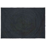 Tepih, dimenzije 200 × 290 cm, juta, tamnosiva