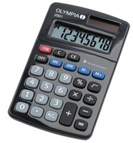 OLYMPIA Kalkulator 2501, 8-znamenkasti, 62 x 104 x 10 mm