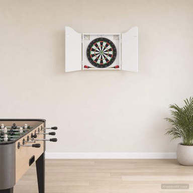 Kabinet za mete, 56 x 12 x 63 cm, bijela visoki sjaj