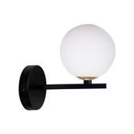 Zidna rasvjeta Kama, crna