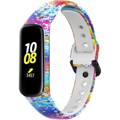 GS Silikonska narukvica za Samsung Galaxy Fit 2 SM-R220, šareni uzorak