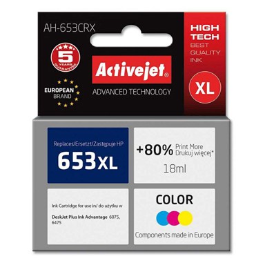 ACTIVEJET Tinta HP 652 F6V24AE, u boji