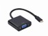 GEMBIRD Adapter USB-C na VGA 1080p 60 Hz, crna
