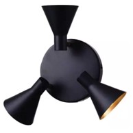 Svjetiljka W10139-3 2xE14, crna