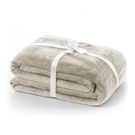 DECOKING Mic kremasta deka od mikrovlakana, 220 x 240 cm