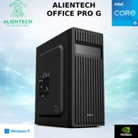 ALIENTECH Stolno računalo Office Pro G / Intel Core i5-14400F, 16 GB RAM, NVIDIA GeForce GT 710, 500 GB SSD, Windows 11 Pro, crna