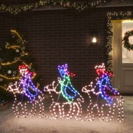 Božićne figure sveta tri kralja, 504 LED, 70×50 cm