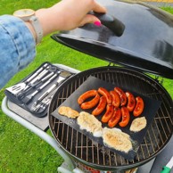 SPRINGOS Podložak za roštilj - set od 3 komada