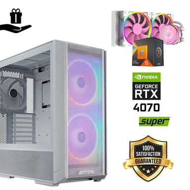 FUTURAIT Stolno računalo Elite GamerPC / AMD Ryzen 5 7600X3D, 32GB, 2TB SSD + 2TB HDD, NV RTX 4070Super, Windows 11 Pro