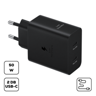SAMSUNG Punjač EP-T5020XBEG, 50W, s USB-C kabelom, 1.8m, crni