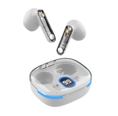 WHITE SHARK Slušalice GEB-TWS37 Hyperbeat, in-ear, bežične, Bluetooth, bijele