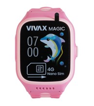 VIVAX Dječji pametni sat 4G Magic, rozi