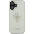 GUESS futrola Grained 4G Logo za Apple iPhone 16, zelena