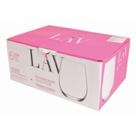 LAV Set čaša Gaia Soft Drink 6/1, 475 ml