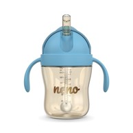 NENO Bočica sa slamkom BEBESITO 240 ml, plava