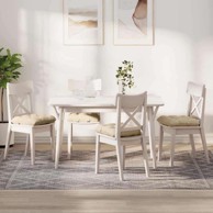 Jastučići za sjedenje 4 kom 40x40 cm mikrofiber tkanina, krem