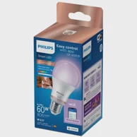 PHILIPS Smart Žarulja, E27, WFB, 60W, A60, 822-65, RGB