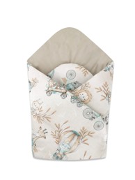 MIMINU Jastuk dekica za novorođenče, Zoo bež