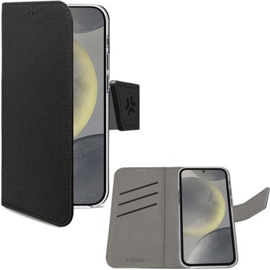 CELLY Novčanik futrola za Galaxy S24 5G, crna