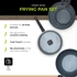 BE LIVING Set tava Delight Black 5 kom